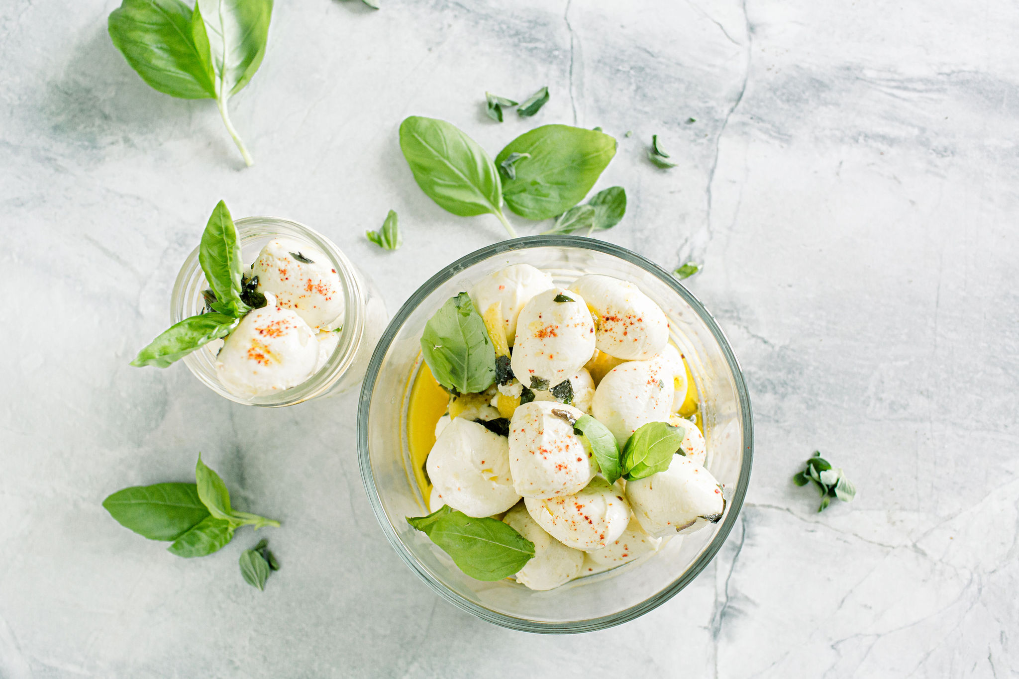 Lemon Marinated Bocconcini